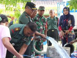 Kodim 0721/Blora Salurkan Bantuan Air Bersih Untuk Warga Desa Mernung Kecamatan Cepu