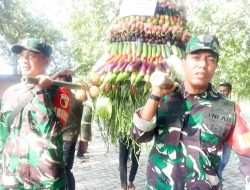 Lestarikan Budaya Kearifan Lokal, Babinsa Koramil Temayang Bojonegoro Ikuti Tradisi Nyadran