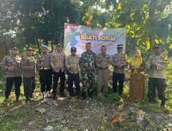 Dalam Rangka Hut Bhayangkara Ke-78, Polsek Malo Bersama Forkopimcam Tanam 50 Bibit Pohon Jati