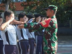 Bentuk Karakter Generasi Muda, Babinsa Koramil 0813-09/Sumberrejo Berikan Pelatihan Bela Negara