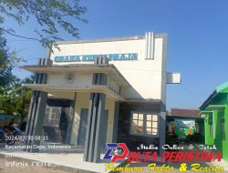 Proyek Rehabilitasi Balai Pertemuan Kelurahan Karangboyo Cepu Tak Terlihat Aktifitas Meski di Hari Kerja