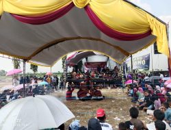 Peringati HUT ke-79 RI, Pemdes Growok Hibur Warganya Dengan Penampilan Seni Reog Elang Buwono