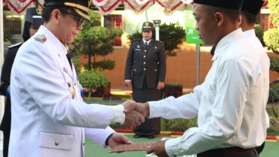 Momen HUT Ke-79 RI, Sebanyak 262 Warga Binaan Lapas Kelas IIA Bojonegoro Terima SK Remisi dari Pj Bupati