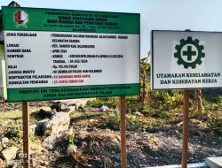 Proyek Pembangunan Saluran Drainase Baru Selesai Dikerjakan Sudah Pada Retak