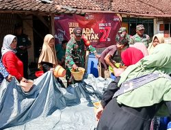 Lagi, Babinsa Kodim Bojonegoro Salurkan 40 Ribu Liter Air Bersih Untuk Warga Sugihwaras