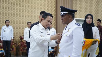 Pj Bupati Pringsewu Lantik Pj Kapekon Bumirejo