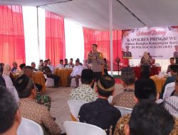 Kunker di Sukoharjo, Kapolres Pringsewu Tegaskan Bakal Proses Hukum Pelaku Money Politik