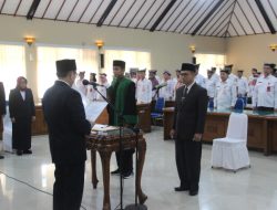 Asisten Pemerintah dan Kesra Djoko Lukito Resmi Dilantik Sebagai Pj Sekda Bojonegoro