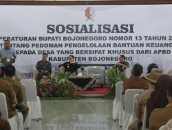 Bersama Majukan Desa, Pemkab Bojonegoro Gelar Sosialisasi Perbup Bantuan Keuangan Desa Bersifat Khusus