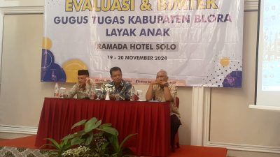 Dinsos PPPA Blora Gelar Evaluasi dan Bimtek Dalam Rangka Meningkatkan Capaian Indikator KLA