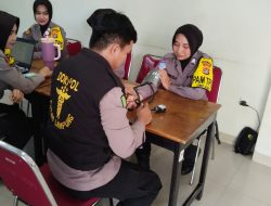Polda Lampung Beri Layanan Kesehatan Anggota Pengamanan dan Petugas Pemilu Agar Tetap Prima