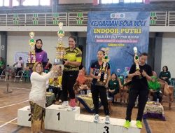 Kalahkan Tim Kecamatan Blora, Tim Kecamatan Cepu Raih Juara Turnamen Voli Putri TP PKK Blora