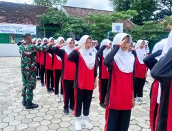 Babinsa Koramil Temayang Bojonegoro Perkuat Karakter Pelajar SMP