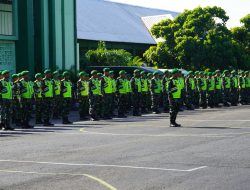 Dandim Bojonegoro Pimpin Apel Gelar Pasukan Kesiapsiagaan Antisipasi Bencana Alam