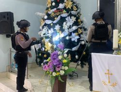 Polres Bojonegoro Lakukan Sterilisasi Gereja Jelang Ibadah Natal 2024