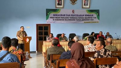 Tingkatkan Produksi Tembakau, Pemkab Bojonegoro Beri Bantuan Mesin Perajang ke Petani