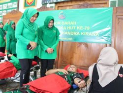 Sambut HUT Persit ke-79, Persit Cabang XLII Kodim 0721/Blora Gelar Donor Darah