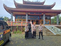 Jelang Perayaan Tahun Baru Imlek, Polres Blora Intensit Patroli ke Klenteng