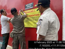 Izin Belum Lengkap, Satpol PP Bojonegoro Hentikan Sementara Kegiatan Produksi Pabrik PT Sata Tec Indonesia