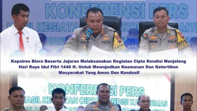 Press Release Cipta Kondisi Kamtibmas Menjelang Hari Raya Idul Fitri 1446 H Tahun 2025