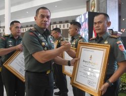 Dandim 0720/Rembang Terima Penghargaan dari Pangdam IV Diponegoro