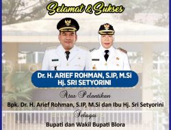 Bupati dan Wakil Bupati Blora Dilantik, Ketua DPD IWO-I Blora Ucapkan Selamat