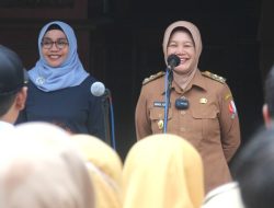 Pimpin Apel ASN, Wakil Bupati Bojonegoro Nurul Azizah dan Istri Bupati Cantika Setyo Wahono Jabarkan Program 100 Hari