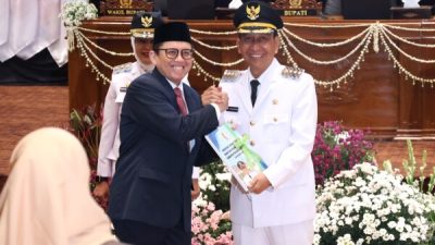 Bupati Wahono Beberkan 10 Isu Strategis Lima Tahun Dalam Sertijab Bupati dan Wakil Bupati Bojonegoro