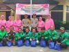 Bhayangkari Ranting se-Cabang Bojonegoro Gelar Baksos, Salurkan Paket Sembako Kepada Tukang Ojek