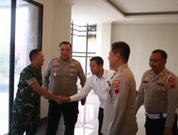 Silaturahmi Hangat Yonif 410 Alugoro dan Polres Blora Perkuat Sinergi