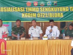 Kodim 0721/Blora Gelar Sosialisasi Program TMMD Sengkuyung Tahap II di Desa Nglandeyan