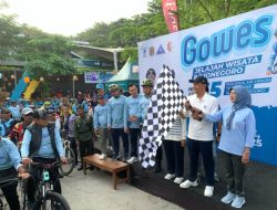 Bupati-Wabup Bojonegoro Promosikan Wisata, Gerakkan UMKM Lokal Dalam Semarak Gowes 35 Tahun Perumda Tirta Buana