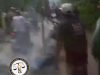Tak Sabar Kondisi Jalan Semakin Parah, Warga Bleboh Jiken Tanami Pohon Pisang
