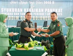 Upacara Korps Raport, Dandim Bojonegoro: Kenaikan Pangkat Motivasi Tugas bagi Prajurit