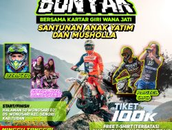 Gandeng Komunitas Trail Tracker BUNYAK, Kartar Giri Wana Jati Desa Wonosari Galang Dana Baksos