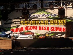 Warga Dukuh Ngori Desa Sumurboto Jepon Blora Gelar Tasyakuran Dalam Rangka Sedekah Bumi