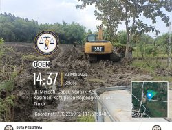 Proyek Embung di Tanah Bengkok Desa Ngaglik Kasiman, Kades Mengatakan Tidak Tahu Menahu
