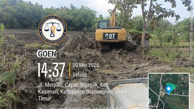 Proyek Embung di Tanah Bengkok Desa Ngaglik Kasiman, Kades Mengatakan Tidak Tahu Menahu