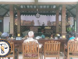 Sedekah Bumi di Desa Seso Jepon Dihibur Kesenian Wayang Kulit