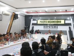 Zoom Meeting Bersama Kapolda Jatim, Pendekar di Bojonegoro Komitmen Jaga Suro Aman