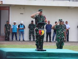 Sambut Kunjungan Kerja Presiden Prabowo Subianto di Bojonegoro, Digelar Apel Pasukan Pengamanan di Lapangan Gayam