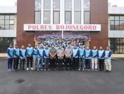 Kapolres Bojonegoro Lepas Tim Bola Voli Menuju Porprov Jatim 2025