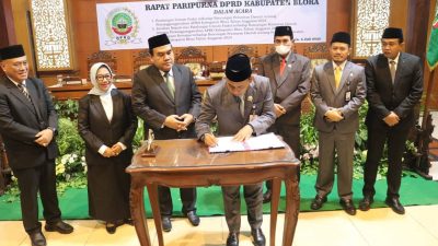 Dua Raperda Strategis Disetujui DPRD Blora dalam Rapat Paripurna