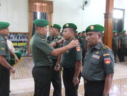 Dandim 0721/Blora Pimpin Upacara Sertijab Perwira Kodim