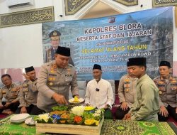 Rayakan HUT Kapolda Jateng, Polres Blora Gelar Doa Bersama dan Santunan Anak Yatim
