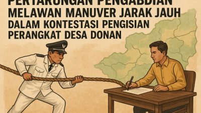 Pertarungan Pengabdian Melawan Manuver Jarak Jauh dalam Kontestasi Pengisian Perangkat Desa Donan