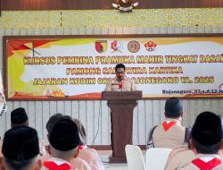 Tingkatkan Kualitas Pembina Pramuka, Kodim Bojonegoro Gelar KMD Pamong Saka Wira Kartika