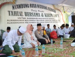 Pererat Silaturahmi dan Tingkatkan Sinergitas, Kapolres Bojonegoro Hadiri Tahlil Akbar dan Doa Bersama
