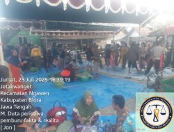 Selain Pengajian, Sedekah Bumi Dusun Pandan Desa Jetakwanger Juga Menampilkan Hiburan Seni Tayub