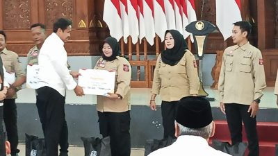 TKSK dan Tagana Tuban Terima Tali Asih dan Jaminan BPJS Ketenagakerjaan